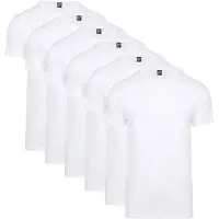 Alan red Derby 6-Pack O-Hals T-shirts Wit Aanbieding
