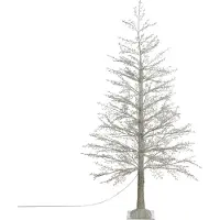 Beliani SUONTEE - LED kunstkerstboom - Wit - PVC