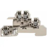 Weidmuller 1031200000-50 Verdeler-serieklem Schroeven Donkerbeige 50 stuk(s) Piece