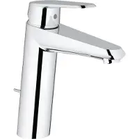 GROHE Eurodisc Cosmopolitan Wastafelkraan - Medium uitloop - Met trek-waste - Chroom