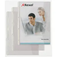Hetzel Documenthouders A4+ Generfd Transparant 140 micron PVC (Polyvinylchloride) Rechts 11 Gaten 5 Stuks