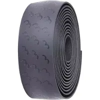 BBB Cycling Stuurlint Racefiets - Maximale Grip - Zelfklevend Stuurlint - Lengte: 200cm - Dikte: 2.5mm - Incl. Stuurdoppen - Zwart - UltraRibbon BHT-15