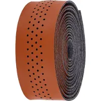 BBB Cycling Stuurlint Racefiets - Zelfklevende Stuurtape van Microfiber - Lengte: 200cm - Dikte: 2mm - Inclusief Stuurdoppen - Cognac Bruin - SpeedRibbon BHT-12