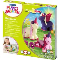 Fimo kids 8034 - ovenhardende boetseerklei - Form&Play set "Eenhoorn"