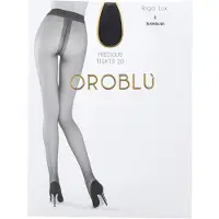 Oroblu Riga Lux 20 Panty Dames Panty - BlackSilver - Maat L/XL