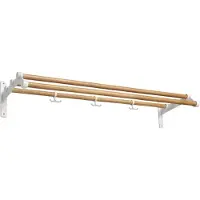 Essem Design Nostalgi 291 hoedenplank 100 cm Eiken-wit