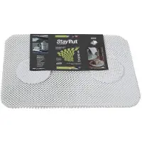 StayPut Isagi 6 stuks rode anti-slip Placemats en Onderzetters