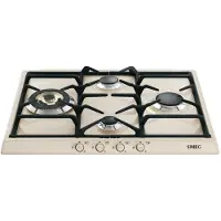 Smeg Cortina Sr764po Gaskookplaat 4 Branders