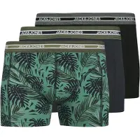 Jack & Jones Junior Onderbroek 'JACEZRA LEAVES' navy / pastelgroen / zwart