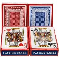 Duckiez Set van 6x poker/kaartspel geplastificeerd - Kaartspellen - Speelkaarten - Pesten/pokeren - Engelstalige speelkaarten
