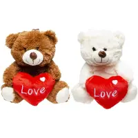 Duckiez Pluche Bear Met Hart - 1 stuk