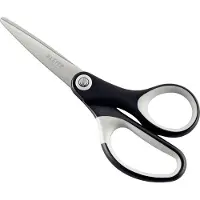 Leitz Titanium 5415 schaar, ergonomische handgreep, voor links-/rechtshandigen, L 150 mm, staal/kunststof met titaniumcoating, zwart