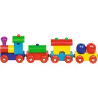 Goki Trein - Peru - 25X4X6,5Cm - Met Magneetkoppeling - 2 Jaar