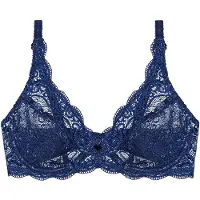 Triumph Niet voorgevormde bh Amourette 300 | Maat: 75B | Kleur: Marine Blauw