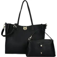 U.S. POLO ASSN. Schoudertas zwart
