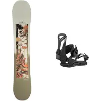 Capita - Packs (snowboards & bindingen) - Pack Paradise 2026 voor Dames van Hout - Beige