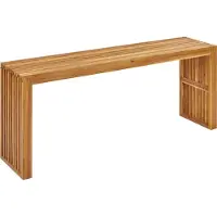 Beliani BELLANO - Tuintafel - Lichthout - Acaciahout
