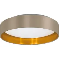Eglo 99541 - Maserlo 2, 1 lamp(en), LED, 3000 K, 2500 lm, IP20, goud, grijsbruin, wit