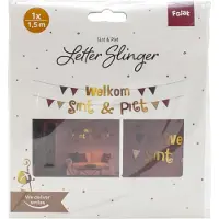 Pipoos Letterslinger - 2x 1,5 meter - Sint en Piet