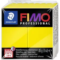 Fimo professional - ovenhardende, professionele boetseerklei blok 85 g - primair geel