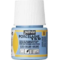Pebeo Porseleinverf - 45 ml - glans - pastelblauw