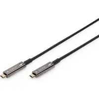 Digitus AK-330160-200-S USB-kabel USB 3.2 Gen 1 (3.1 Gen 1) 20 m USB C Zwart