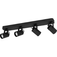 Eglo Opbouwspot Sorego Zwart 4xgu10 3w