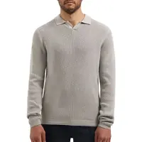 Dstrezzed Ds_kostas Longsleeve Polo Ghost Grey Size: L | Sweaters Outlet | Heren | Grijs