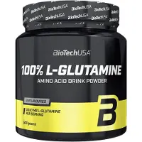 Biotech USA 100% L-Glutamine (500 Gram) - aminozuur, l-glutamine - l-glutamine - l-glutamine