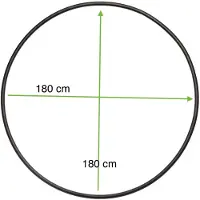 Stof Textiles Tafelkleed rond - 180 cm - donkergrijs - Eettafel tafellakens - polyester - tafel dekken - nette afwerking