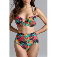 Marlies Dekkers Hula Haka Rainforest And Gold Plunge Balcony Bikini Top Maat: 70E | Bikini's Outlet | Dames | Groen