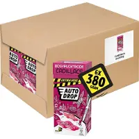Autodrop - Snoep - Bosvruchtrode Cadillacs Xtra Veel - 6 doosjes - 380 gram