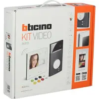 Legrand BTicino 363910 Flex'ONE videoset met deuropener, LINEA3000, zwart + CLASSE300 X13E