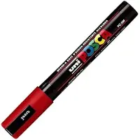 Uni-Ball - Verfstift PC5M M rood | 1 stuk | 6 stuks