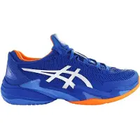 Asics Court FF 3 Novak Heren Blauwe Tennis Schoenen