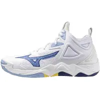 Mizuno Wave Momentum 3 Mid zaalschoenen, wit, heren/dames, maat EU 47