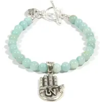 Heaven Eleven - Amazoniet 925 Zilver buddha handje