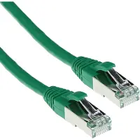 ACT FB7705 CAT6A S/FTP LSZH Patchkabel Snagless - Groen -5 meter
