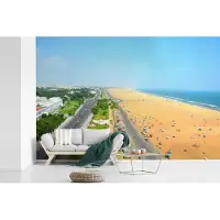 MuchoWow Behang - Fotobehang Stranden in de stad Chennai - Breedte 390 cm x hoogte 260 cm