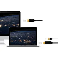 Logilink CH0090 HDMI-Kabel A/M + USB-A/M to DP/M, UHD 4K/30 Hz, sw, 1 m