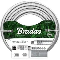 Bradas tuinslang NTS wit/zilver 3/4 inch 30 meter