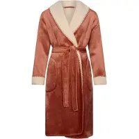 Pastunette Oranje fleece badjas | Maat M
