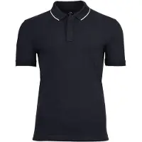 Armani Exchange Shirt donkerblauw / wit