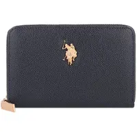 U.S. POLO ASSN. Portemonnee 'Jones' blauw / goud
