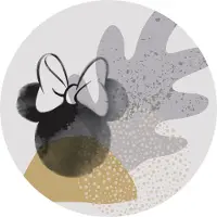 Komar Fotobehang Zelfklevend vlies - Minnie Loop Art - Afmeting 125 x 125 cm