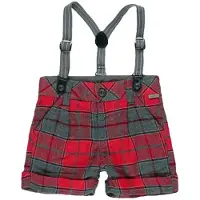 Boboli Check Korte Broek Rood 9 Months Jongen