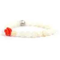 Heaven Eleven KIDS - meisjes - armband - edelsteen - 6mm - 16cm