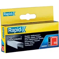 Rapid Nr. 53 dundraadnieten 12 mm, 2.500 stuks - 11859625 - 11859625