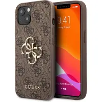 Karl Lagerfeld Gouden Logo Backcase iPhone 13 hoesje Bruin