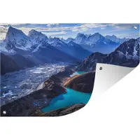 MuchoWow Himalaya landschap Nepal Tuinposter 60x40 cm - klein - Tuindoek / Buitencanvas / Schilderijen voor buiten (tuin decoratie)